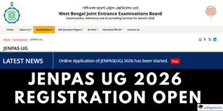 JENPAS UG 2026 Registration Begins @wbjeeb.nic.in; Exam Scheduled for June 7